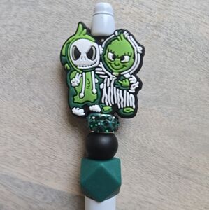 Handmade, Jack Skellington, and Grinch Ink Pen
